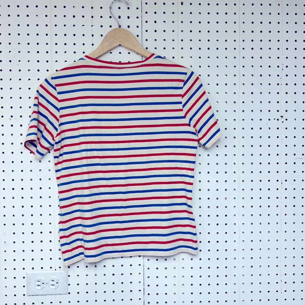Kyle The Modern White True Poppy
Women's Striped T-Shirt - Picture 4 of 5